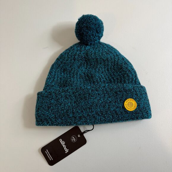 Allbirds Ragen Wool Beanie Hat Teal Marl One Size NWT New With Tags - Picture 1 of 10